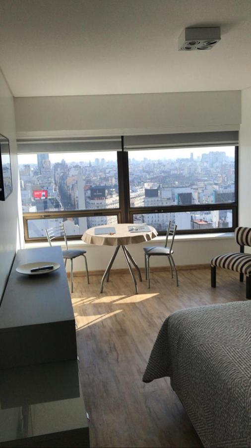 Que Mejor Vista Del Obelisco Piso A La Calle Corrientes Buenos Aires Ngoại thất bức ảnh