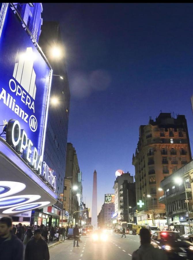 Que Mejor Vista Del Obelisco Piso A La Calle Corrientes Buenos Aires Ngoại thất bức ảnh