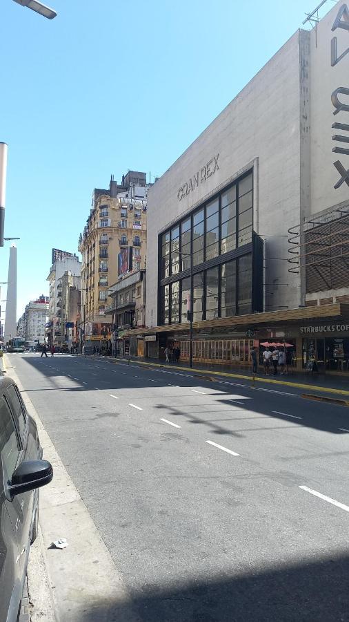 Que Mejor Vista Del Obelisco Piso A La Calle Corrientes Buenos Aires Ngoại thất bức ảnh